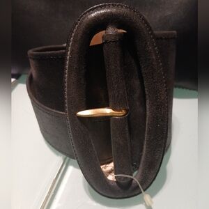 Vintage Belt Donna Karan Black with Gold Accent